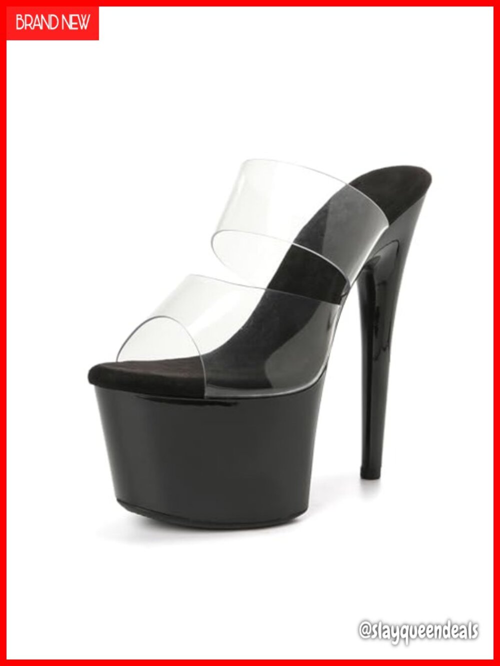 Womens 7 Inch Platform Stiletto Heels Sexy Exotic Pole Dance Sandals